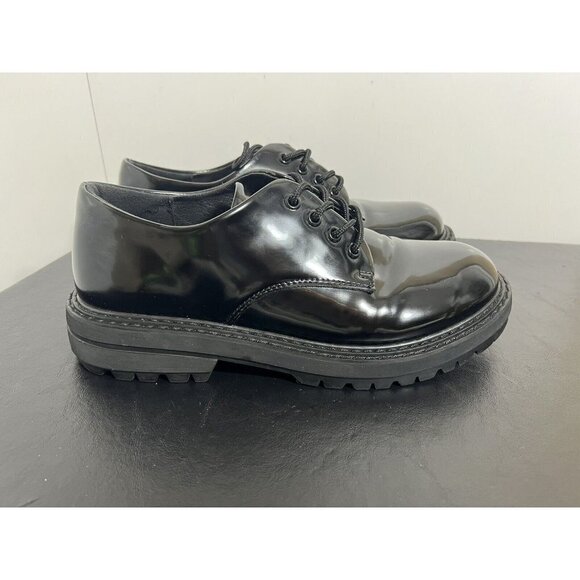 Womens Dunes Patent Leather Black Size 11 Shoes - Picture 4 of 11